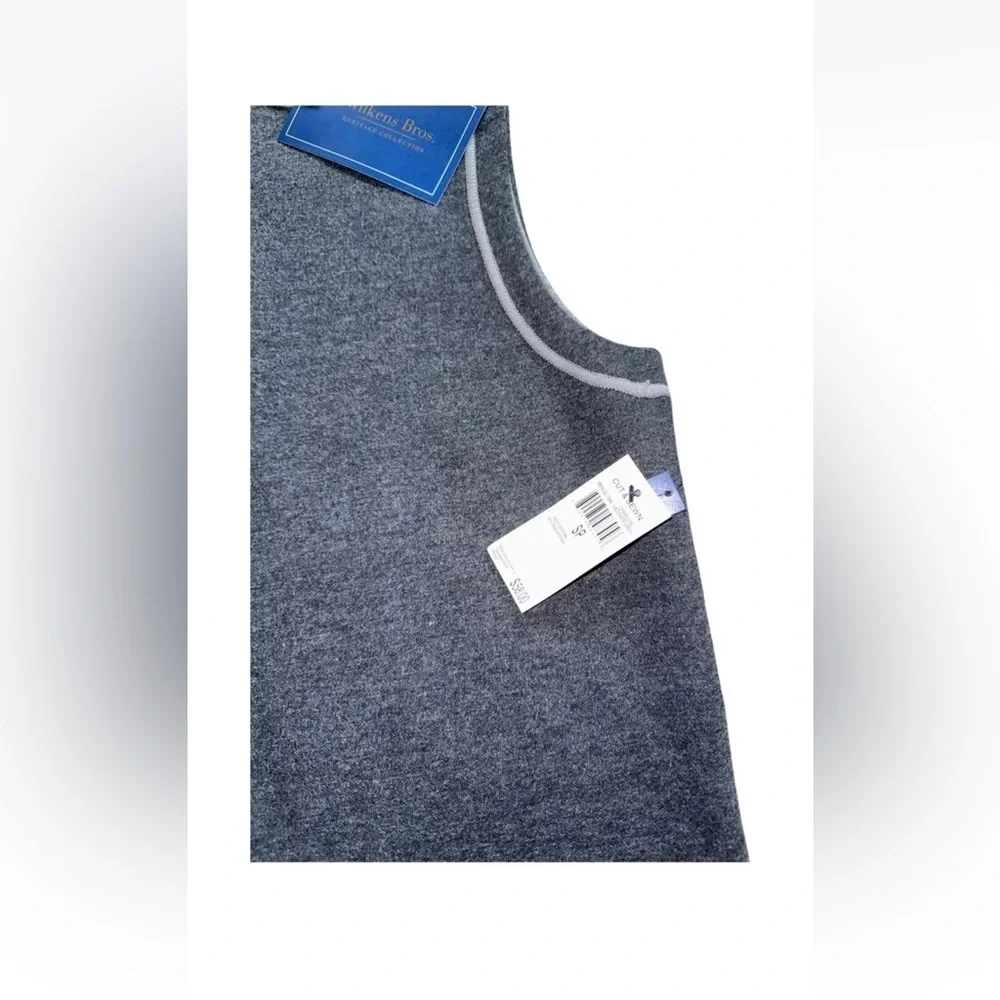 Wilkens Bros Heritage Collection Lightweight Gray Vest Size S New - Picture 2 of 3